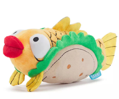 Bark Ernesto Fish Taco Dog Toy - XS/S